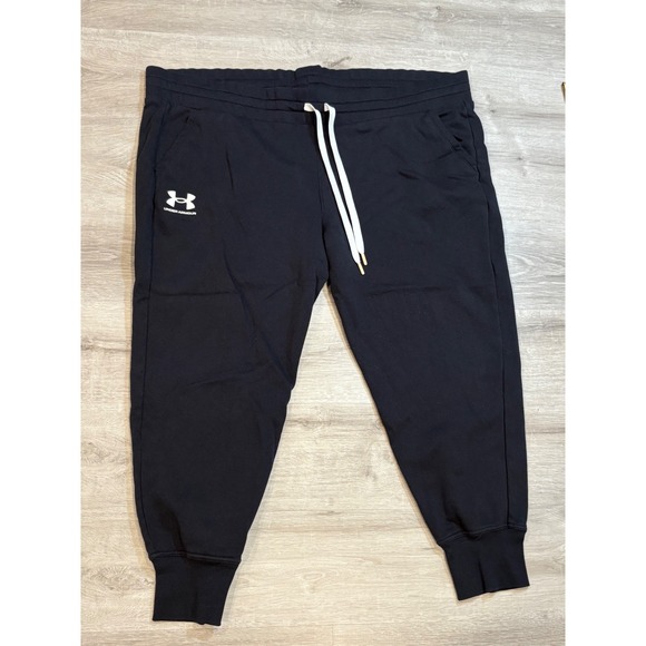 Under Armour Sweatpants Joggers Lounge Drawstring Black 3X‎ 3XL - Picture 1 of 6